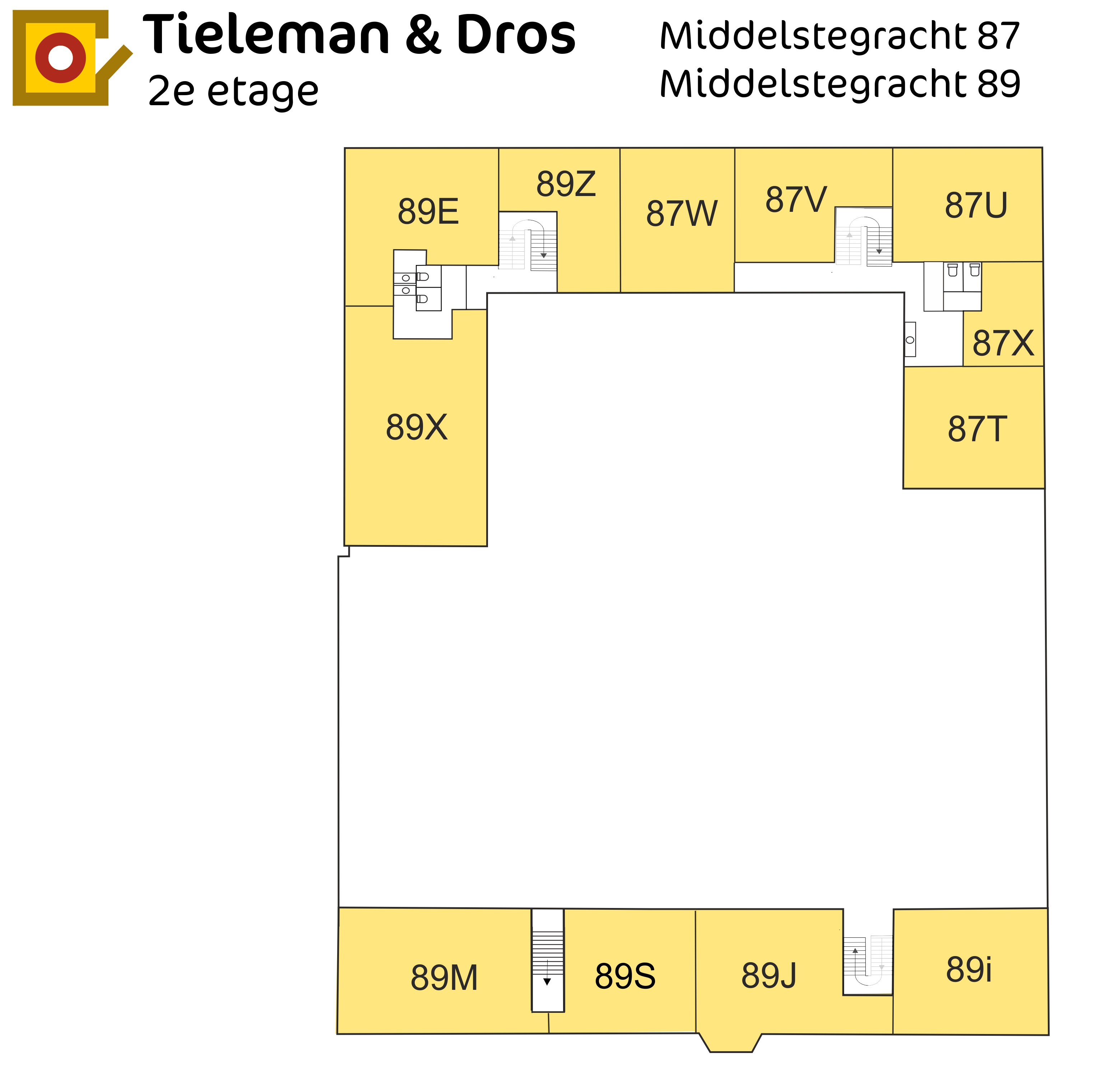 Tieleman en Dros bedrijfsverzamelgebouw 2e etage